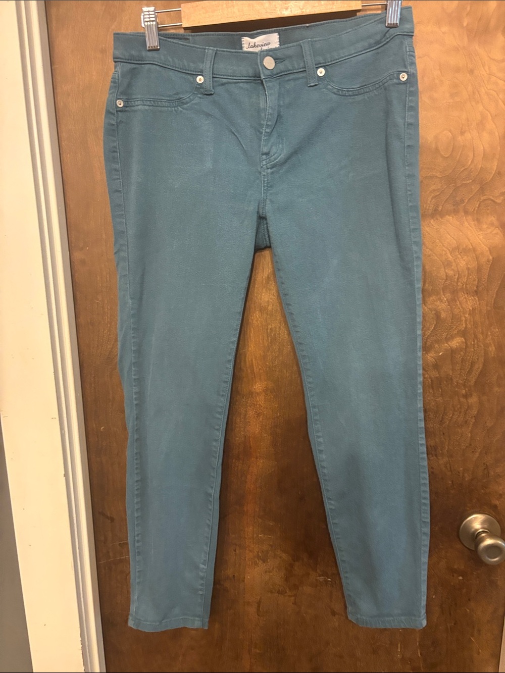 Teal Skinny Jeans — Women’s Stretch Slim Fit